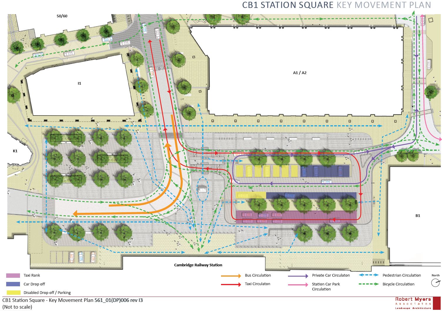 Station Square key movement plan